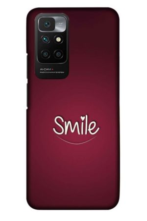 smile heart printed designer mobile back case cover for Xiaomi redmi 10 Prime