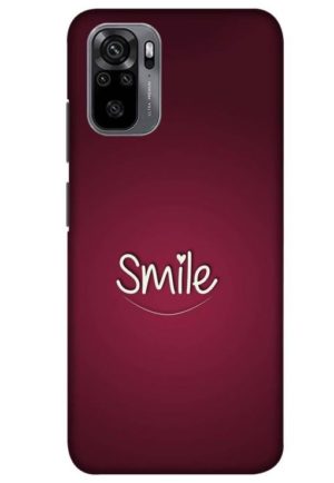smile heart printed designer mobile back case cover for Xiaomi redmi note 10 - redmi note 10s