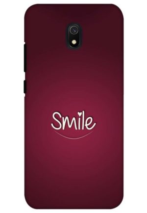 smile heart printed designer mobile back case cover for redmi 8a