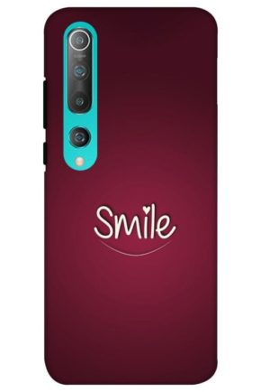 smile printed designer mobile back case cover for mi 10 5g - mi 10 pro 5G