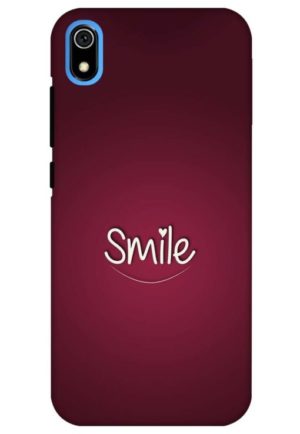 smile printed designer mobile back case cover for redmi 7a