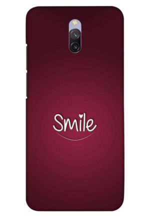 smile printed designer mobile back case cover for redmi 8a dual