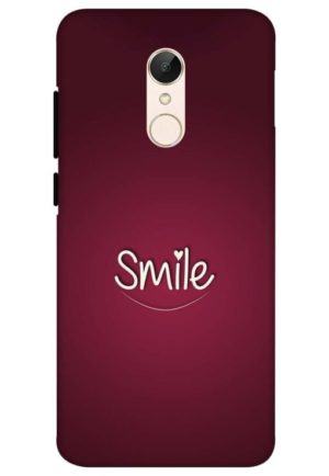 smile printed mobile back case cover