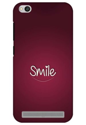 smile printed mobile back case cover