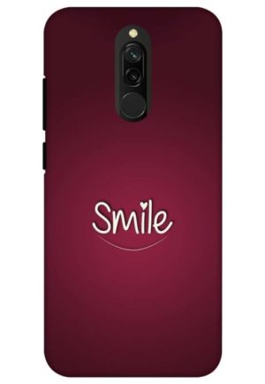 smiley art cute printed designer mobile back case cover for redmi 8