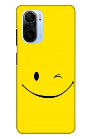 smiley art printed designer mobile back case cover for mi 11x - 11x pro