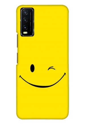 smiley art printed mobile back case cover for vivo y20 - vivo y20i - vivo y20a - vivo y20g - vivo y20t - vivo y12s - vivo y12g