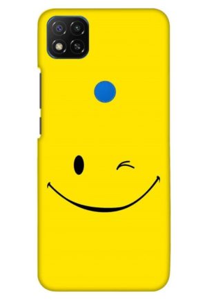 smiley printed designer mobile back case cover for redmi 9 - redmi 9 activ - redmi 9c - redmi 10a - poco c31