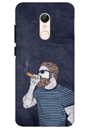 smoking men printed mobile back case cover