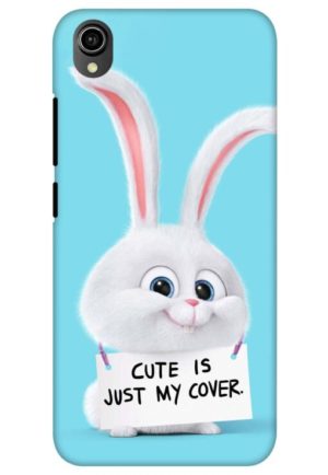 snowball cute is just my cover printed mobile back case cover for vivo y90, vivo y91i