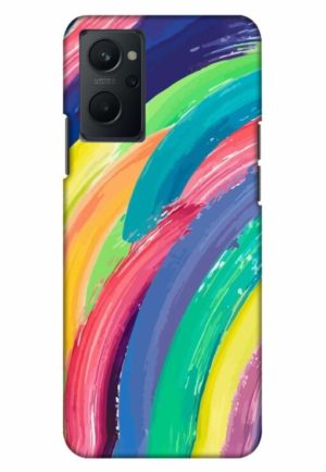 sparkling ice colour printed mobile back case cover for realme 9i