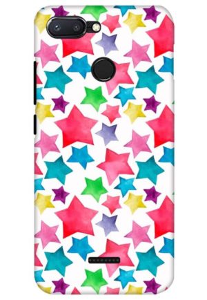 star printed designer mobile back case cover for Xiaomi Redmi 6