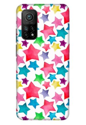 star printed designer mobile back case cover for mi 10t - mi 10t pro