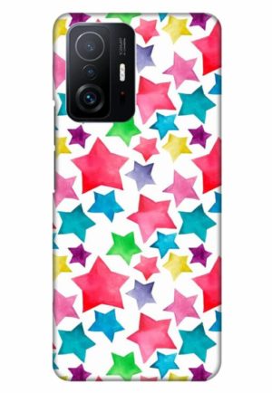 star printed designer mobile back case cover for mi 11t - 11t pro