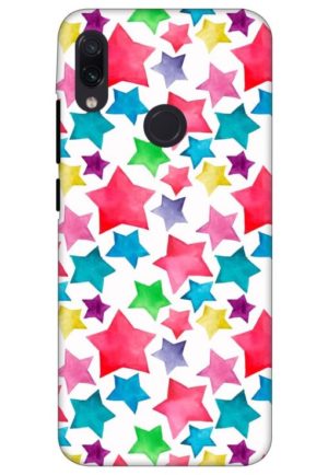star printed designer mobile back case cover for redmi note 7
