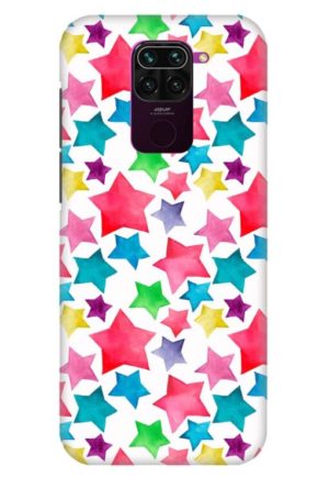 star printed designer mobile back case cover for redmi note 9