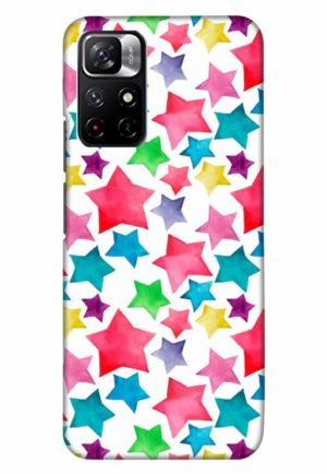 star printed designer mobile back case cover for xiaomi redmi note 11t 5g - poco M4 pro 5g