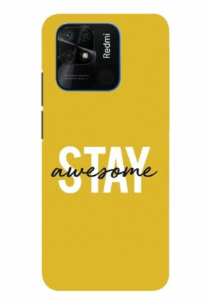 stay awesome printed designer mobile back case cover for Xiaomi redmi 10 - redmi 10 power