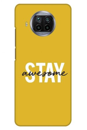 stay awesome printed designer mobile back case cover for mi 10i