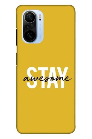 stay awesome printed designer mobile back case cover for mi 11x - 11x pro