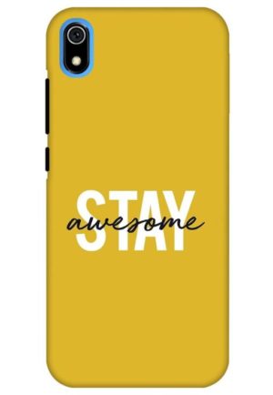 stay awesome printed designer mobile back case cover for redmi 7a