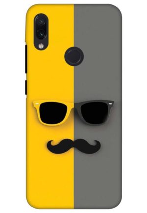 styalish goggle printed designer mobile back case cover for redmi note 7