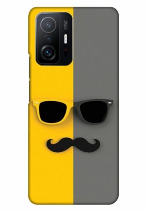 stylish goggle printed designer mobile back case cover for mi 11t - 11t pro
