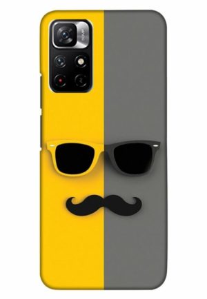 stylish goggle printed designer mobile back case cover for xiaomi redmi note 11t 5g - poco M4 pro 5g