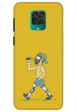 stylish talli boy printed designer mobile back case cover for redmi note 9 pro