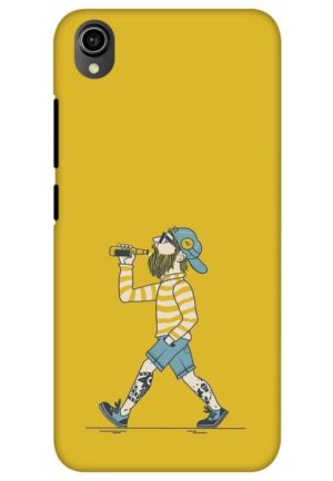 stylish talli boy printed mobile back case cover for vivo y90, vivo y91i