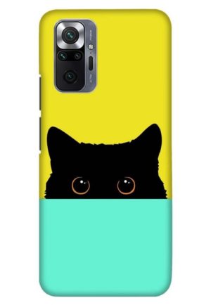 the crazy cat printed designer mobile back case cover for Xiaomi redmi note 10 pro - redmi note 10 pro max