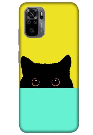 the crazy cat printed designer mobile back case cover for Xiaomi redmi note 10 - redmi note 10s