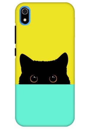 the crazy cat printed designer mobile back case cover for redmi 7a