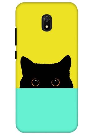 the crazy cat printed designer mobile back case cover for redmi 8a