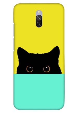 the crazy cat printed designer mobile back case cover for redmi 8a dual