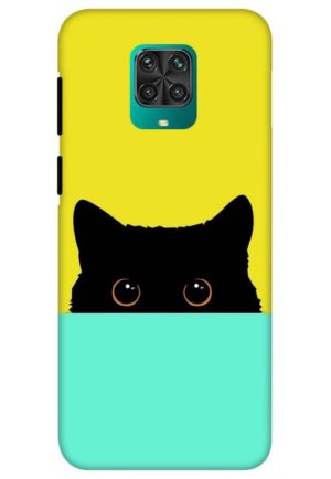 the crazy cat printed designer mobile back case cover for redmi note 9 pro - redmi note 9 pro max - poco m2 pro - redmi note 10 lite