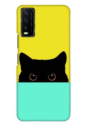 the crazy cat printed mobile back case cover for vivo y20 - vivo y20i - vivo y20a - vivo y20g - vivo y20t - vivo y12s - vivo y12g