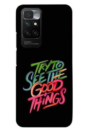 try to see good thing printed designer mobile back case cover for Xiaomi redmi 10 Prime