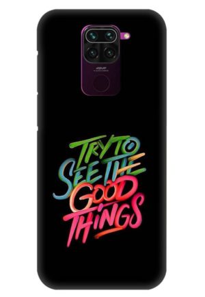 try to see good thing printed designer mobile back case cover for redmi note 9