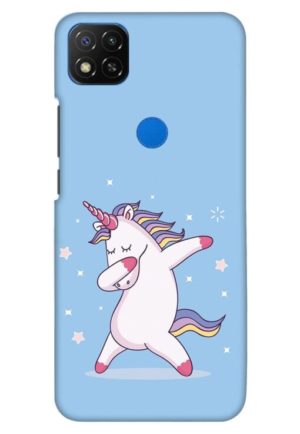 unicorn cartoon printed designer mobile back case cover for redmi 9 - redmi 9 activ - redmi 9c - redmi 10a - poco c31