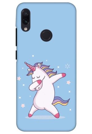 unicorn cartoon printed designer mobile back case cover for redmi note 7