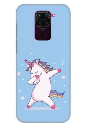 unicorn cartoon printed designer mobile back case cover for redmi note 9