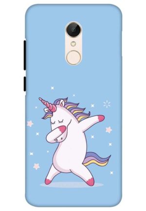 unicorn cartoon printed mobile back case cover
