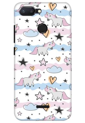 unicorn cloud printed designer mobile back case cover for Xiaomi Redmi 6