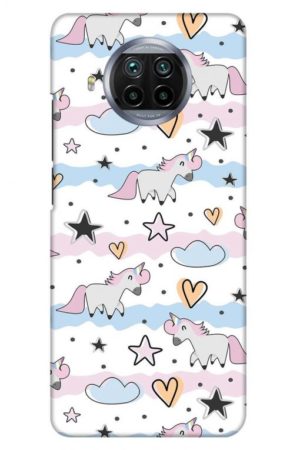 unicorn cloud printed designer mobile back case cover for mi 10i