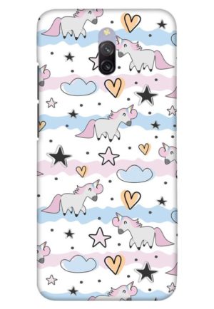 unicorn cloud printed designer mobile back case cover for redmi 8a dual