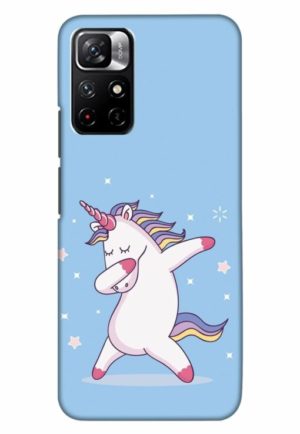 unicorn printed designer mobile back case cover for xiaomi redmi note 11t 5g - poco M4 pro 5g