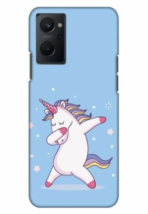 unicorn printed mobile back case cover for realme 9i