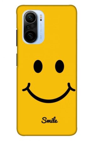 yellow smiley printed designer mobile back case cover for mi 11x - 11x pro
