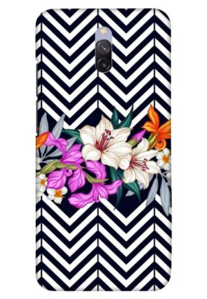 zigzag flower printed designer mobile back case cover for redmi 8a dual